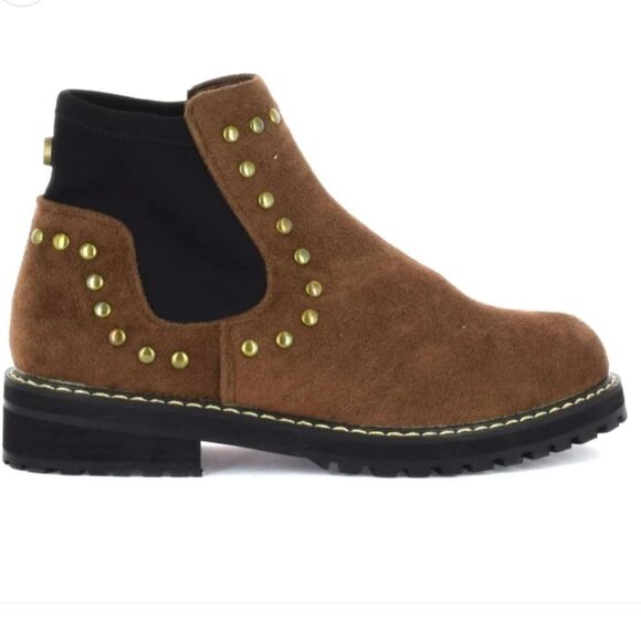 New SEVEN 7 Romanoff Waterproof Ankle Boot chocolate suede leather brown bootie - Picture 1 of 6